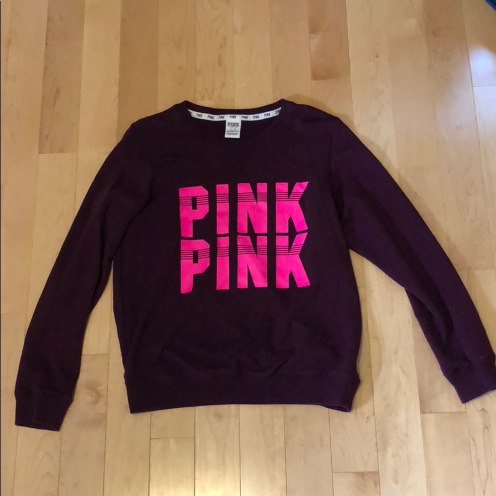 PINK crew neck sweatshirt